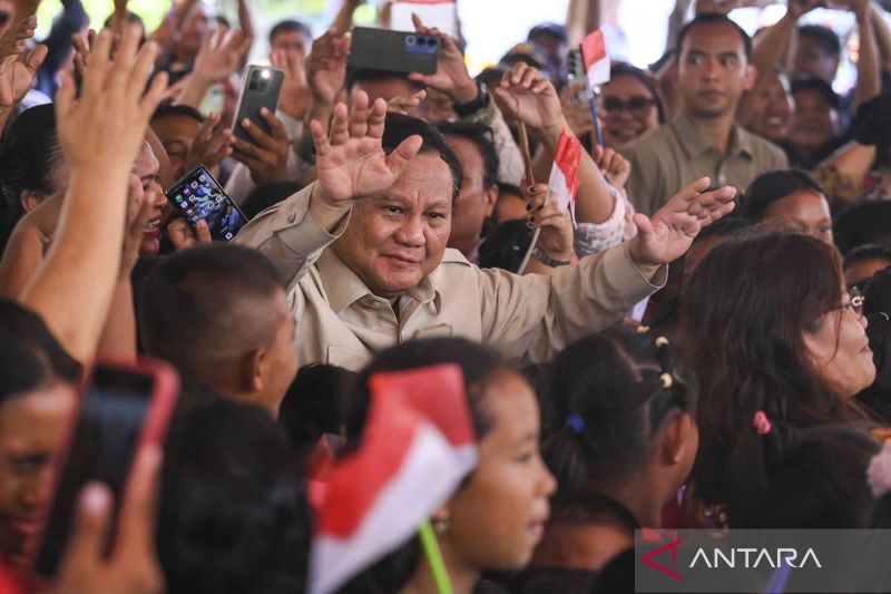 Presiden Prabowo kunjungi Pulau Miangas