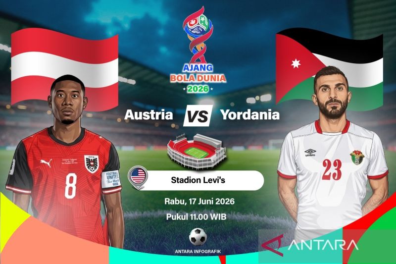Austria peringkat kedua Grup J setelah taklukkan Yordania 3-1