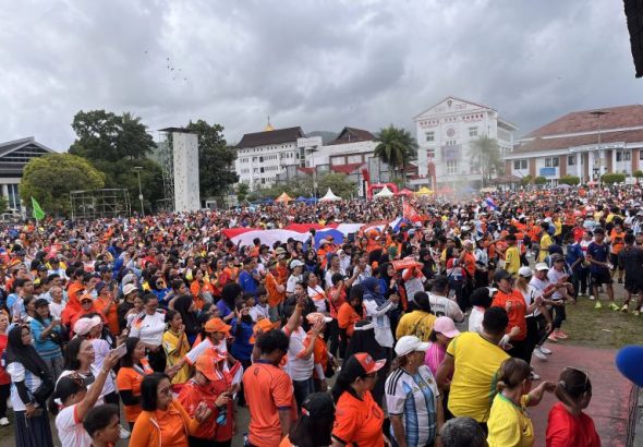 Merajut solidaritas warga Ambon di tengah euforia Piala Dunia