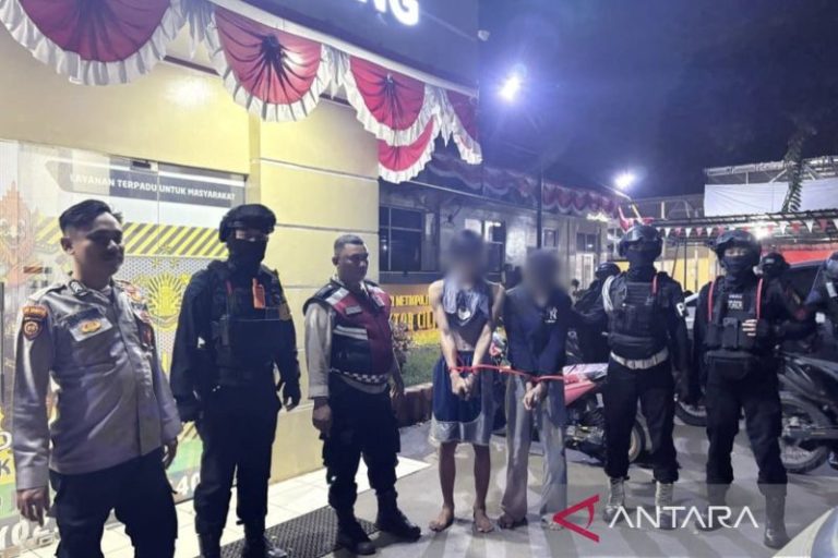 Tim gabungan Polda Metro Jaya tangkap dua pelaku curanmor di Jakut