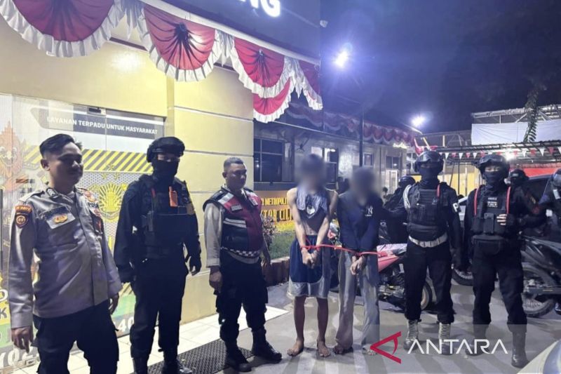 Tim gabungan Polda Metro Jaya tangkap dua pelaku curanmor di Jakut
