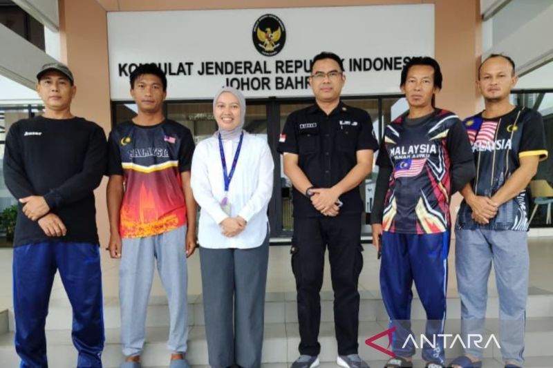 KJRI Johor Bahru pulangkan empat nelayan WNI ke tanah air