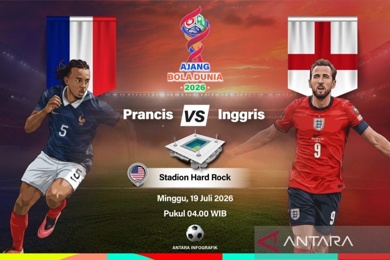 Pratinjau Prancis lawan Inggris, adu gengsi dan peringkat ketiga