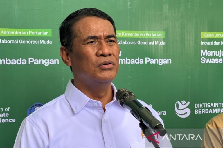 Mentan: Rp801 miliar disiapkan untuk pertanian dan perkebunan Sumut