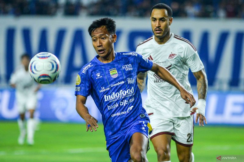 Beckham Putra ingin Persib akhiri rekor buruk lawan Persijap