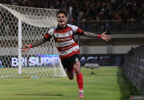 Pelatih Madura United senang timnya sapu bersih kemenangan